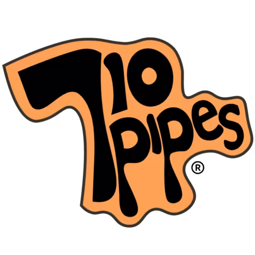 Styled Logo for 710 Pipes Smoke Shop