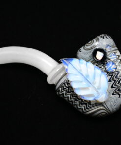 Blossom Leaf Sherlock - White Satin Blizzard