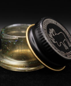 Moose and Fire Cropal Jar - Electrum