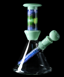 Fogz Glass Wig Wag Beaker (Green)