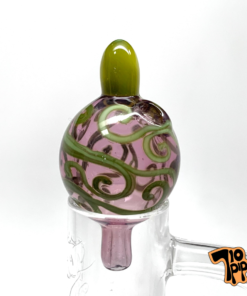 Lyric Bubble Cap Fancy (Purple & Green)