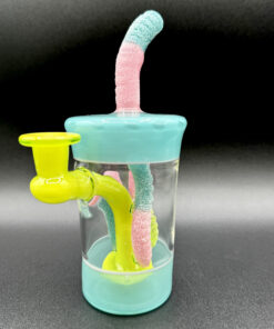 Emperial Glass Cup- Green/Teal