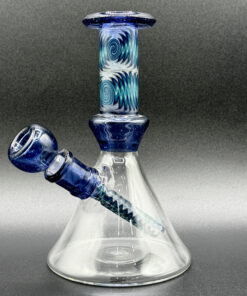 Fogz Glass Wig Wag Beaker (Blue) - Image 2